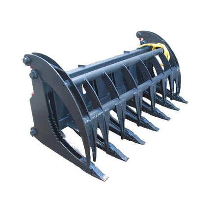 Heavy-Duty 74-Inch Root Rake Grapple Skid Steer Attachment With Teeth (SAK98230) SAKSBY WHOLESALE