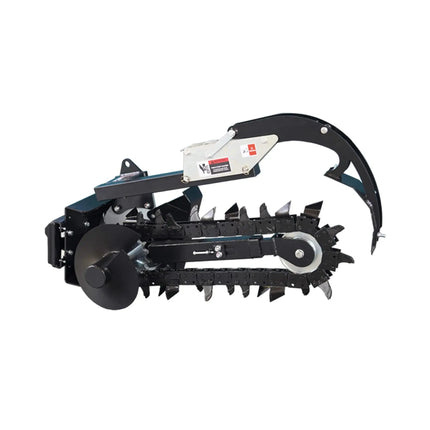 Heavy-Duty Skid Steer Trencher Attachment With With Adjustable Depth Control And Universal Mount Plate (SAK20451) - Phoenix Fire Art Store