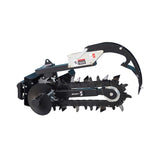 Heavy-Duty Skid Steer Trencher Attachment With With Adjustable Depth Control And Universal Mount Plate (SAK20451)