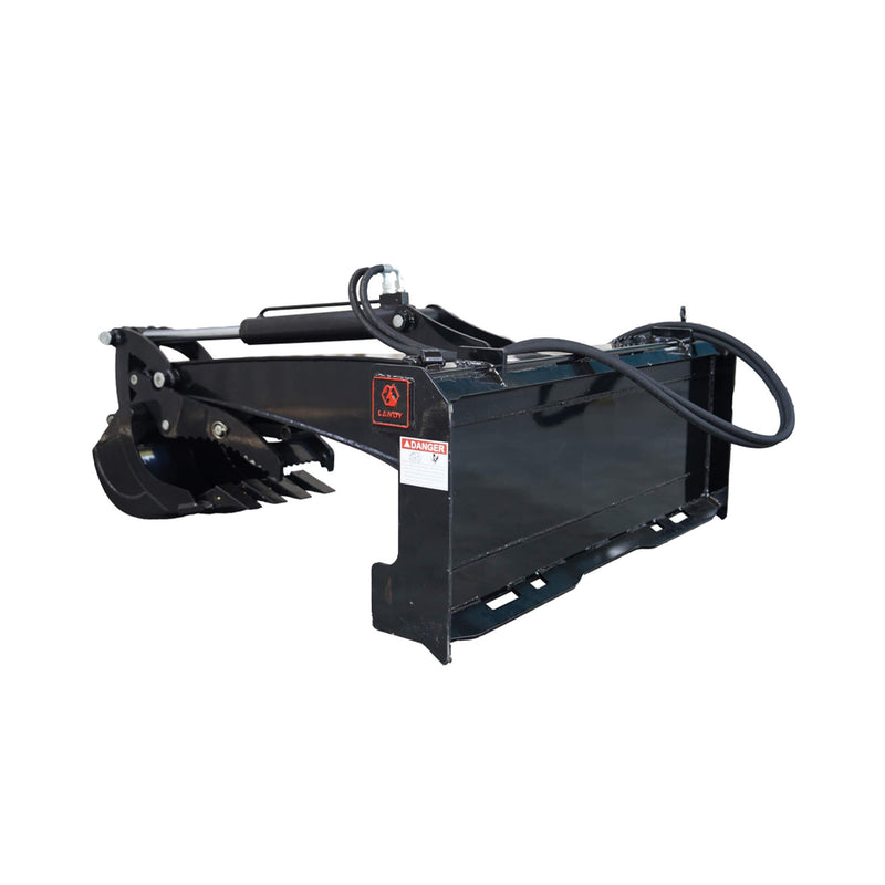 Heavy-Duty Universal Skid Steer Backhoe Digger Bucket Attachment With Universal Quick Attach Plate (SAK26714)