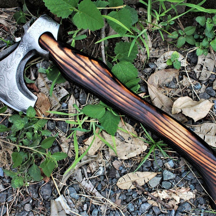 Custom Engraved 1095 Steel Tomahawk