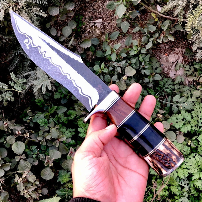 Custom Handmade Hand Forged 1095 Steel Hunting Knife