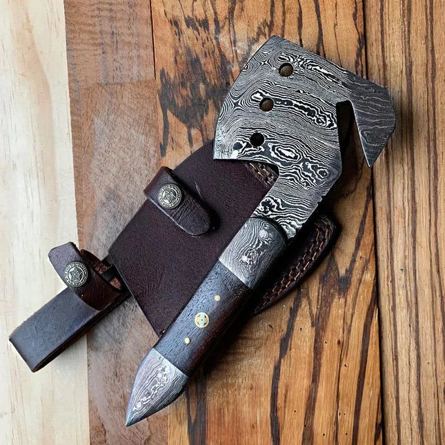 FULL TANG DAMASCUS EDC AXE