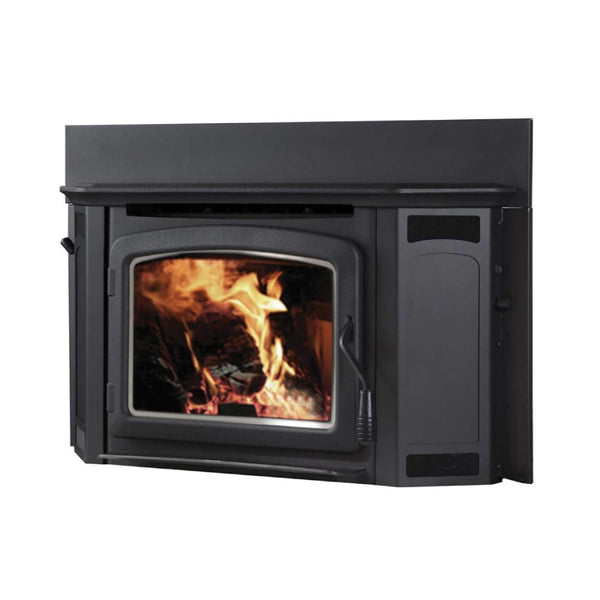 Ironstrike Montlake 300 Modern Wood Burning Fireplace Insert With High Density Firebrick  (SAK18103)