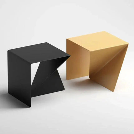 Japanese Style Asymmetrical Metal Coffee Table - Phoenix Fire Art Store