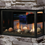 Kingsman Atrium 42" Clean View Peninsula Direct Vent Fireplace (SAK30489)