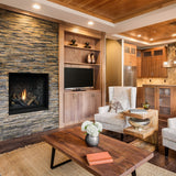 Kingsman ZCV 34" Zero Clearance Direct Vent Fireplace With Safety Screen Barrier (SAK39214)