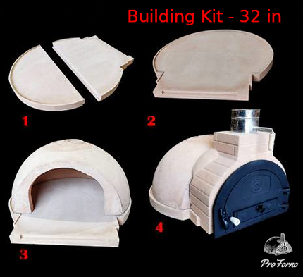 Assembling Kit - Traditional Brick Pizza Oven ProForno