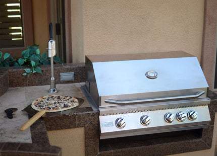 KoKoMo Grills 32" Heavy Duty 60K BTU LP/NG 4 Burner Built-In Stainless Steel Gas Grill (SAK25317) SAKSBY WHOLESALE