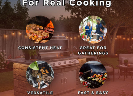 KoKoMo Grills 40" Heavy Duty 72K BTU LP/NG 5 Burner Built-In Stainless Steel Gas Grill (SAK73152) SAKSBY WHOLESALE