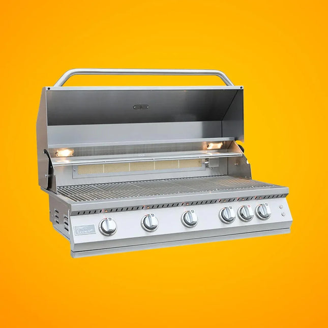 KoKoMo Grills 40" Professional 87K BTU LP NG 5 Burner Built-In Stainless Steel Gas Grill (SAK75364) - Phoenix Fire Art Store