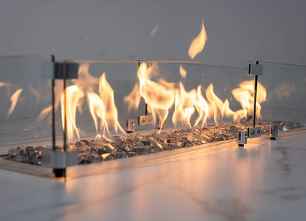 KoKoMo Grills Baja BBQ Island | 9FT LED Fire & Fridge SAKSBY WHOLESALE