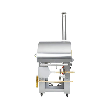 KoKoMo Grills Premium 32" Stainless Steel Dual Fuel Gas Or Wood Fired Pizza Oven (SAK14753) SAKSBY WHOLESALE