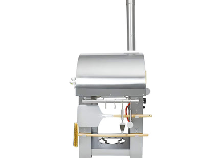 KoKoMo Grills Premium 32" Stainless Steel Dual Fuel Gas Or Wood Fired Pizza Oven (SAK14753) SAKSBY WHOLESALE