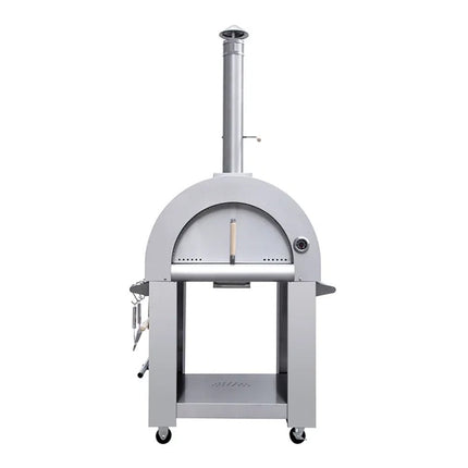 KoKoMo Grills Premium 32 Inch Stainless Steel Wood Fired Pizza Oven - KO-PIZZAOVEN (SAK92618)