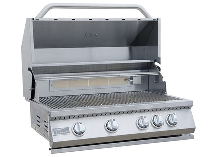 KoKoMo Grills St.John 7FT BBQ Island With LEDs, Built-In BBQ And Refrigerator [Made-To-Order] (SAK91568) SAKSBY WHOLESALE