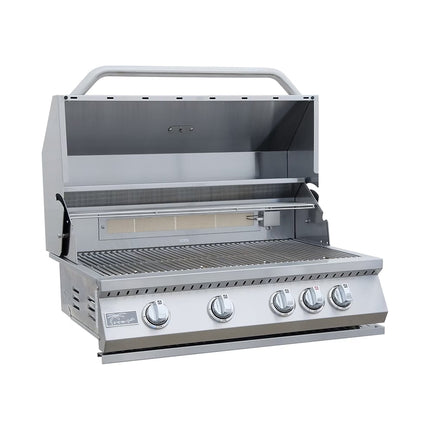 KoKoMo Grills St.John 7FT BBQ Island With LEDs, Built-In BBQ And Refrigerator [Made-To-Order] (SAK91568) SAKSBY WHOLESALE