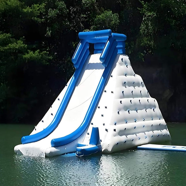 Large Inflatable Climbing Iceberg With Water Slide And Air Pump (SAK58371)