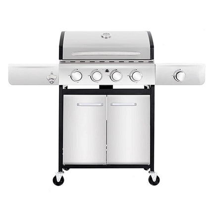 Large Outdoor BBQ Stainless Steel Propane Gas Grill With 4 Burners, 42K BTU (93564712)