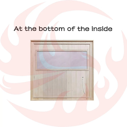 Thermora Luxury 2-Person Hemlock Wood FAR Infrared Sauna Room W/ Glass Door, 1750W (SAK81525) - Phoenix Fire Art Store