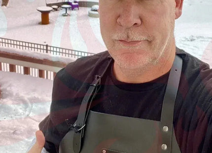 Elevate Your Grilling Experience with Fine Leather Grill Aprons - Phoenix Fire Art Store
