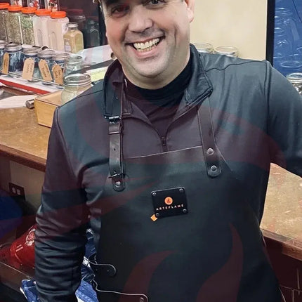 Elevate Your Grilling Experience with Fine Leather Grill Aprons - Phoenix Fire Art Store