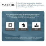 Majestic Meridian 36" Direct Vent Fireplace [MER36N/L] (SAK36135)