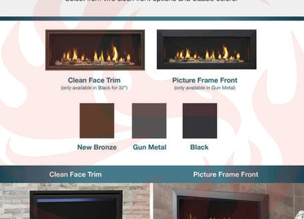 Majestic Jade 42" Direct Vent Fireplace [JADE42IL/IN-B] (SAK15926) - Phoenix Fire Art Store