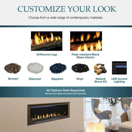 Majestic Jade 42" Direct Vent Fireplace [JADE42IL/IN-B] (SAK15926) - Phoenix Fire Art Store