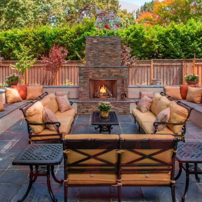 Majestic Courtyard 55K BTU 42" Traditional Outdoor Natural Gas Fireplace (No Refractory) [ODCOUG-42NR] (SAK45318) SAKSBY WHOLESALE