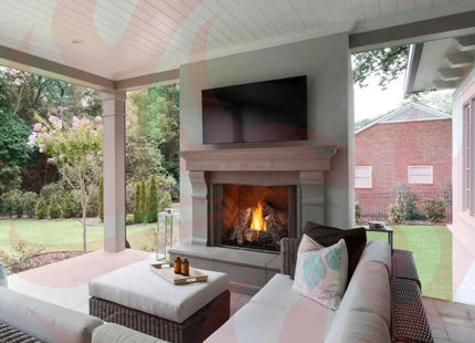 Majestic Courtyard 55K BTU 36" Traditional Outdoor Gas Fireplace (No Refractory) [ODCOUG-36NR] (SAK74218) - Phoenix Fire Art Store