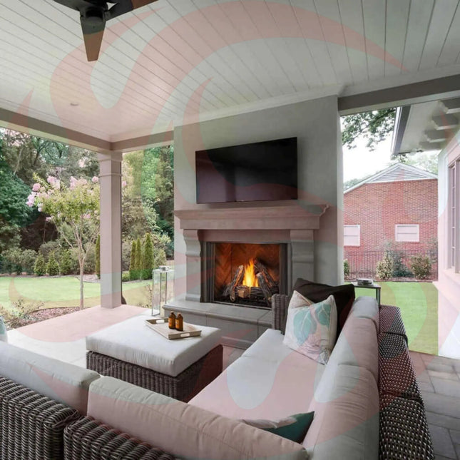 Majestic Courtyard 55K BTU 36" Traditional Outdoor Gas Fireplace (No Refractory) [ODCOUG-36NR] (SAK74218) - Phoenix Fire Art Store