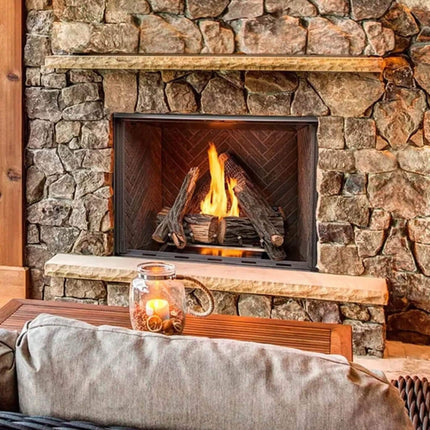 Majestic Courtyard 55K BTU 42" Traditional Outdoor Gas Fireplace With Stacked Concrete Refractory [ODCOUG-42TS] (SAK75312) - Phoenix Fire Art Store