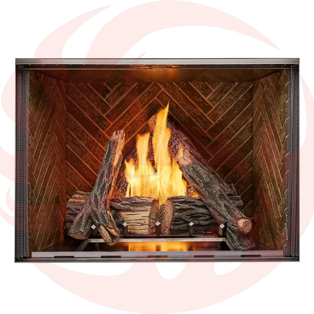 Majestic Courtyard 55K BTU 42" Traditional Outdoor Gas Fireplace With Stacked Concrete Refractory [ODCOUG-42TS] (SAK75312) - Phoenix Fire Art Store