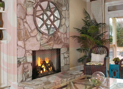 Majestic Ashland 36" Open Wood Burning Fireplace [ASH36] (SAK81529) - Phoenix Fire Art Store