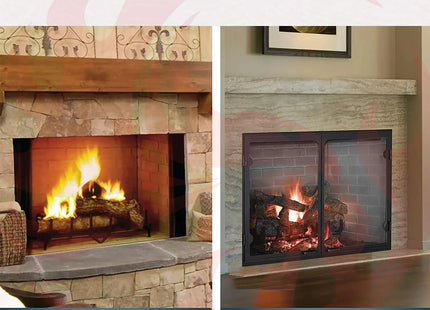 Majestic Biltmore Radiant 36" Open Wood Burning Fireplace [SB60] (SAK13487) - Phoenix Fire Art Store