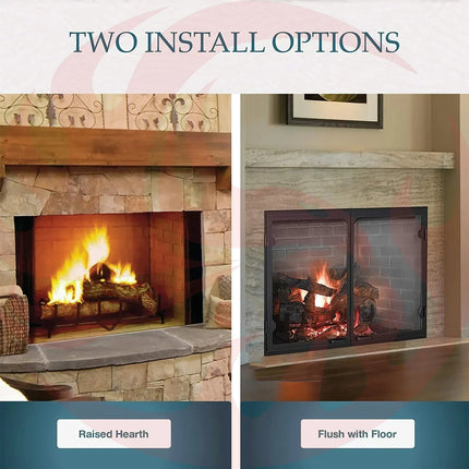 Majestic Biltmore Radiant 36" Open Wood Burning Fireplace [SB60] (SAK13487) - Phoenix Fire Art Store