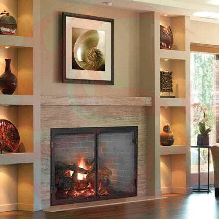 Majestic Biltmore Radiant 36" Open Wood Burning Fireplace [SB60] (SAK13487) - Phoenix Fire Art Store