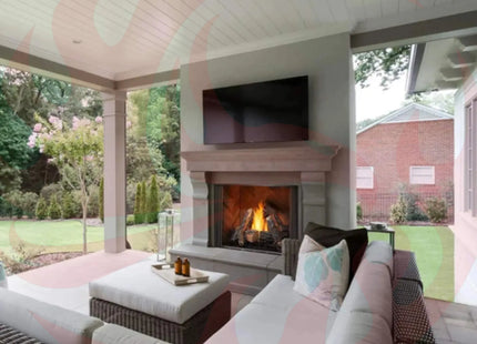 Majestic Courtyard 55K BTU 42" Traditional Outdoor Natural Gas Fireplace (No Refractory) [ODCOUG-42NR] (SAK45318) SAKSBY WHOLESALE