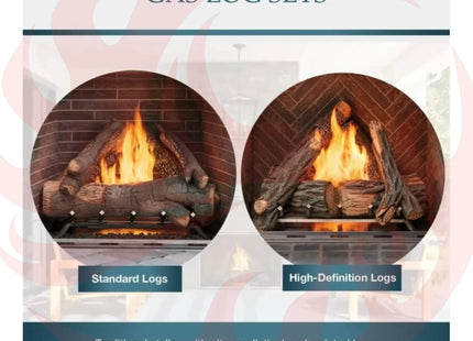 Majestic Courtyard 55K BTU 42" Traditional Outdoor Gas Fireplace With Stacked Concrete Refractory [ODCOUG-42TS] (SAK75312) - Phoenix Fire Art Store
