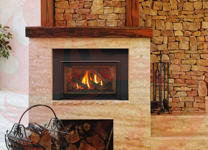 Majestic Meridian 36" Platinum Natural Gas Fireplace [MER36PN] (SAK43751) - Phoenix Fire Art Store