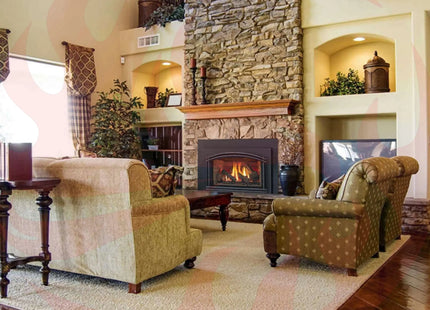 Majestic Meridian 36" Platinum Natural Gas Fireplace [MER36PN] (SAK43751) - Phoenix Fire Art Store