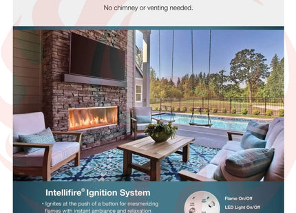 Majestic Lanai 60" Single Sided Linear Outdoor Gas Fireplace [ODLANAIG-60] (SAK94821) SAKSBY WHOLESALE