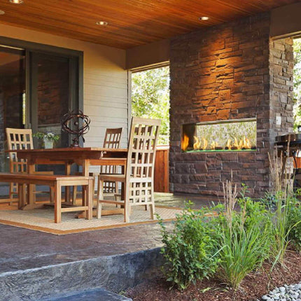 Majestic Lanai 48" Single Sided Linear Outdoor Gas Fireplace [ODLANAIG-48] (SAK95127) - Phoenix Fire Art Store