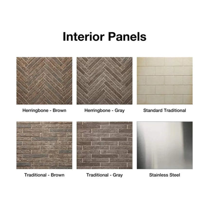 Majestic Traditional Stacked Brick Courtyard Outdoor Gas Fireplace [ODCOUG-36/42SSL] (SAK95813) - Phoenix Fire Art Store