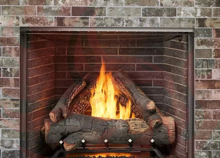 Majestic Traditional Stacked Brick Courtyard Outdoor Gas Fireplace [ODCOUG-36/42SSL] (SAK95813) - Phoenix Fire Art Store
