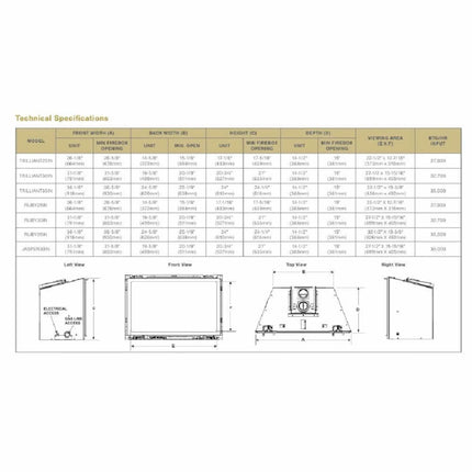 Majestic Trilliant 25" Direct Vent Gas Fireplace Insert [TRILLIANT25IN] (SAK95713) - Phoenix Fire Art Store