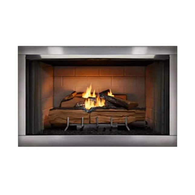 Majestic Vesper 42" Traditional Concrete Refractory Outdoor Gas Fireplace [VOFB42-T] (SAK61435) - Phoenix Fire Art Store