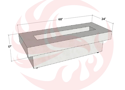 Terraza | Concrete Fire Pit Table - Phoenix Fire Art Store