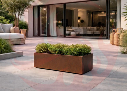 Corten Steel Box Planters - FREE SHIPPING! MK Design Elements